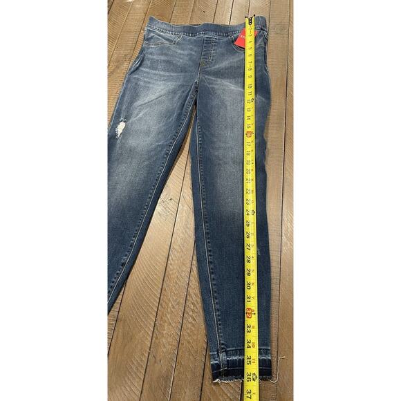 SPANX Distressed Skinny Jeans Medium Wash 20203R Comfort Stretch NEW $128 M - Picture 6 of 12